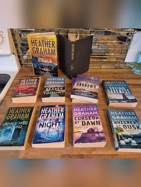 Heather Graham Paperback Book Lot - Mixed Cover Colors